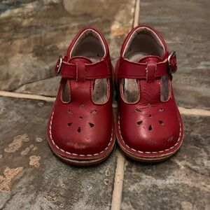 Lamour red Mary Jane’s toddler girls